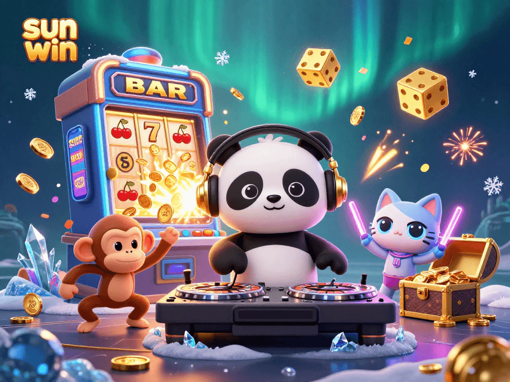 Win big with sun win's dynamic casino scene featuring thrilling characters and vibrant gaming elements.
