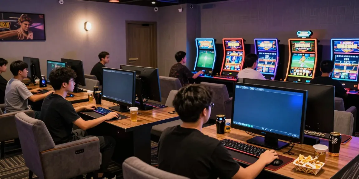 Vibrant gaming experience at https://sky88tg.com/ showcasing online sports betting, casino, and slot games in a modern setting.
