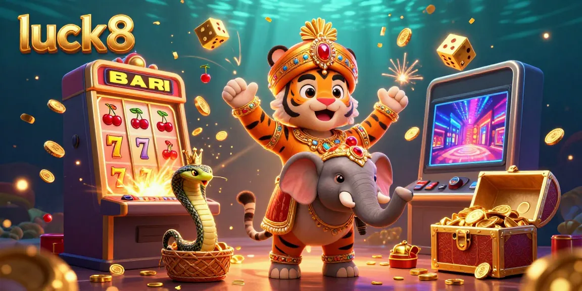Experience thrills at luck8 with a vibrant Asian gaming scene featuring a jackpot explosion.