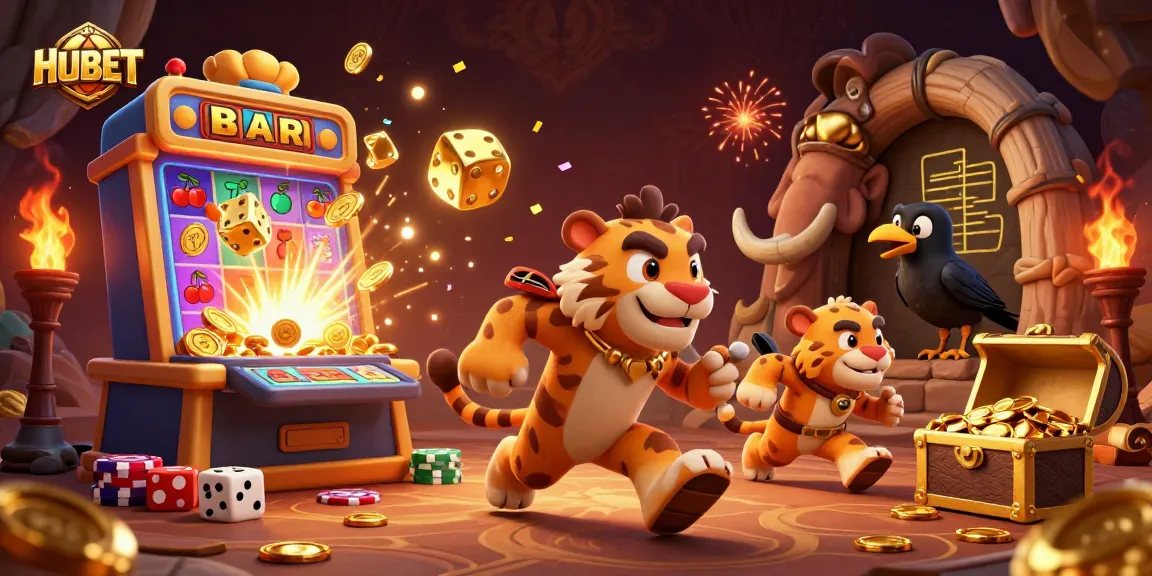 HUBET offers an exciting jackpot experience with vivid animations in a prehistoric casino