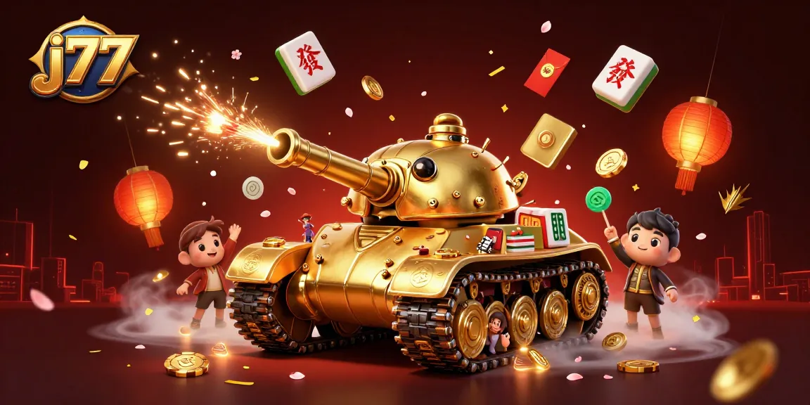 Experience thrilling gaming at j77 with a creative 3D illustration of an extravagant fantasy casino.