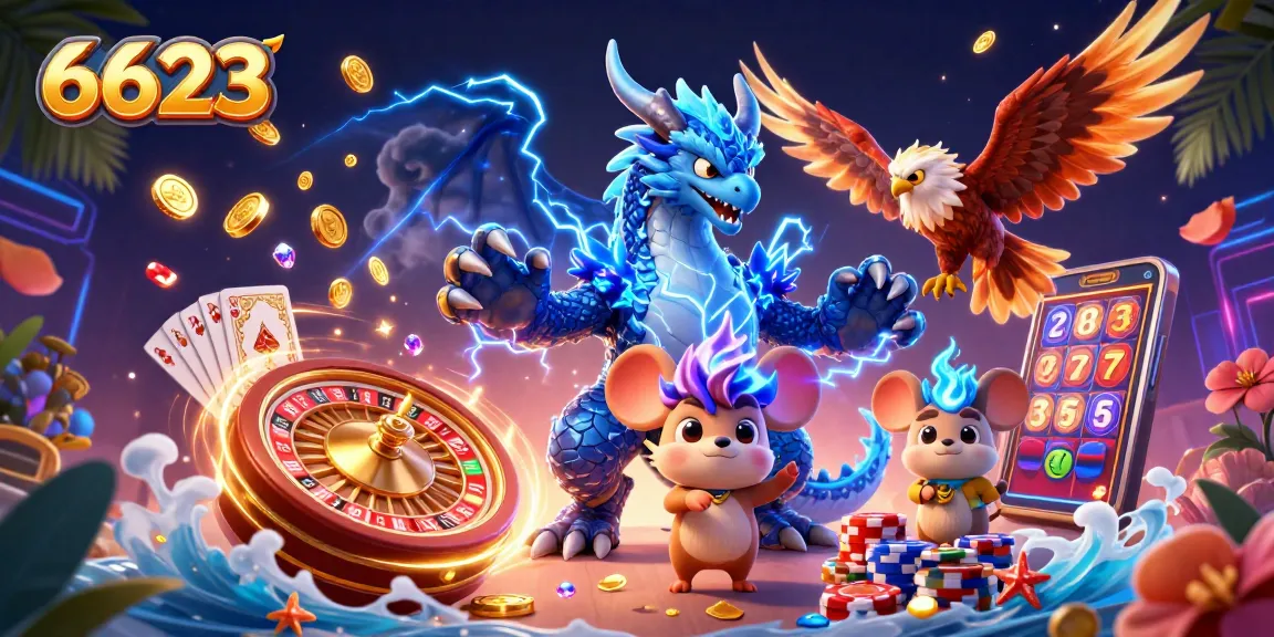 Experience thrilling gameplay at 6623 with dynamic characters and exciting casino elements.