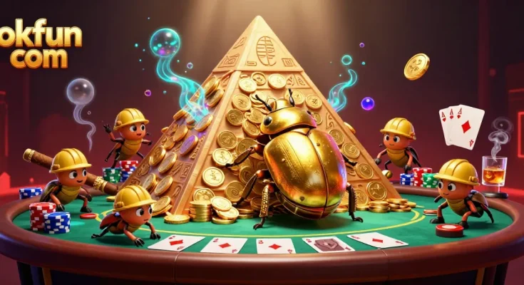 Experience exciting gameplay with okfun com featuring vibrant casino elements and dynamic characters.