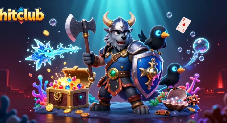 Hitclub offers a thrilling gaming experience with dynamic characters and vibrant casino elements.