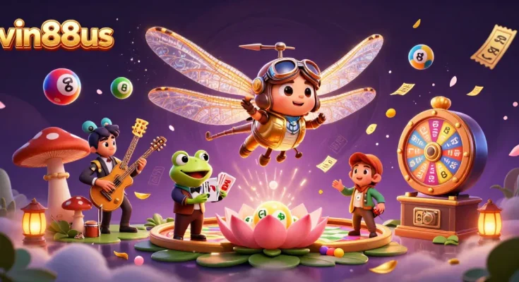 Fly with vin88us and enjoy the thrilling atmosphere of card games and dynamic lottery action.